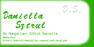daniella sztrul business card